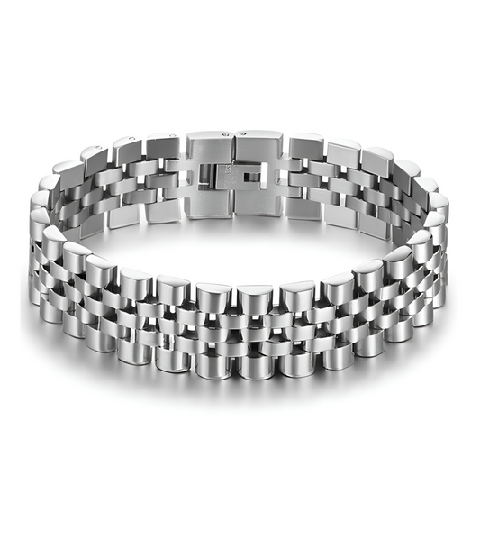 Jubilee Stijl Armband - Zilver Kleurig - Staal