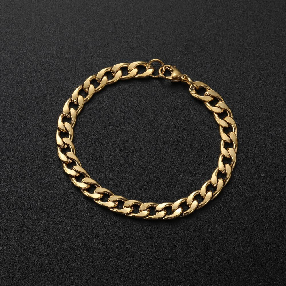 Cuban Link Armband - Goud Kleurig - TrendFox