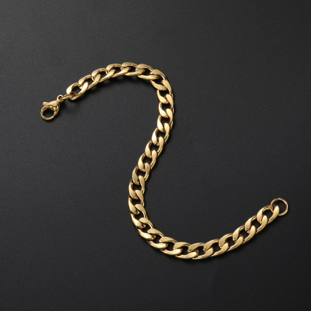 Cuban Link Armband - Goud Kleurig - TrendFox