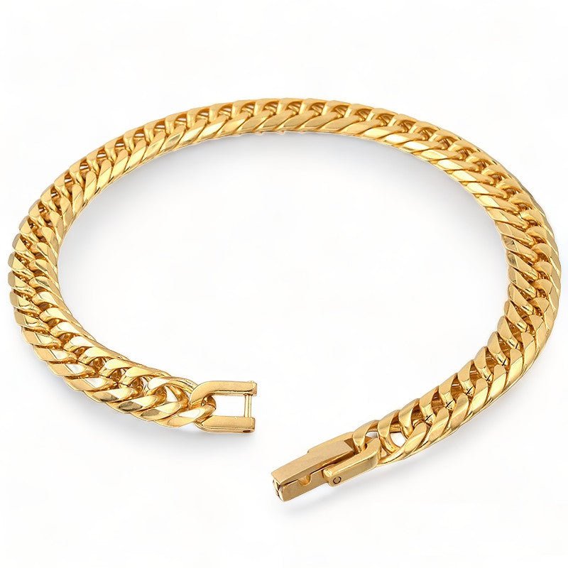 Cuban Link Armband - Strakke Schakels - Goud Kleurig - TrendFox