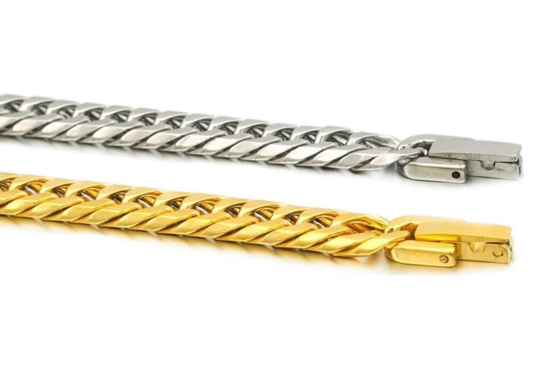 Cuban Link Armband - Strakke Schakels - Goud Kleurig - TrendFox