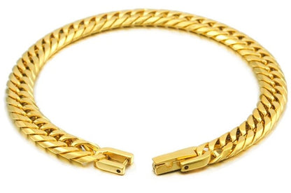 Cuban Link Armband - Strakke Schakels - Goud Kleurig - TrendFox