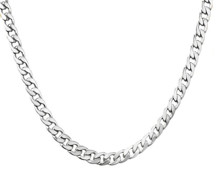 Cuban Link Ketting - Staal - Zilver Kleurig - TrendFox