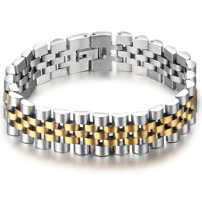 Jubilee Stijl Armand - Staal - Zilver / Goud Kleurig - TrendFox