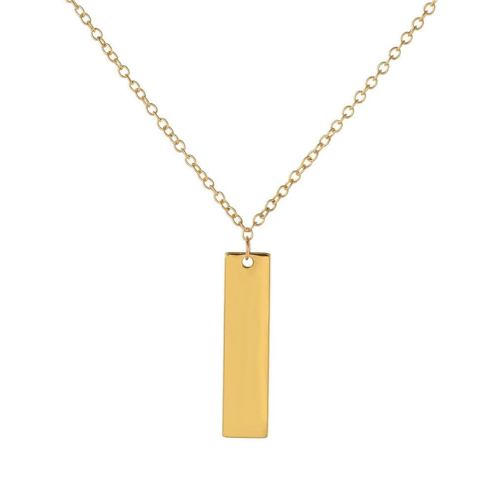 Ketting met Blanco Hanger - Goud Kleurig - TrendFox