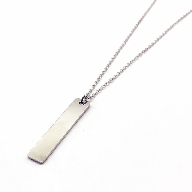 Ketting met Blanco Hanger - Zilver Kleurig - TrendFox